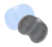 CALLARON 2 Pièces Brosse de massage à frottement arrière brosses de bain épurateur de bain pour le nettoyage laveur de bain à main brosse à récurer les pieds laveur de pieds de