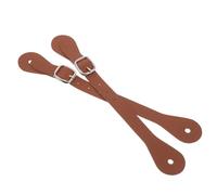 CALLARON 2 Pièces Ceinture Réglable Cuir avec Boucle Métallique Chic Lot de Sangles Western pour et Éperons Accessoire de Mode Polyvalent