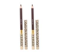 CALLARON 2 Pièces Crayon à Sourcils Double Embout Imperméable Avec Brosse Couleur Résistant Longue Tenue Pour Maquillage Professionnel Et Usage Quotidien