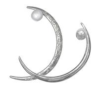 CALLARON 2 Pièces Épingle à cheveux chronique de lune de lune épingles à cheveux bâtons de de incurvé petit à bâtons de vintage à savoir alliage