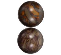 CALLARON 2 Pièces handball de remise en forme massage boules de main boules de thérapie des mains petit balle qui roule à la main masseur à rouleaux manuels rouleau à main Pierre