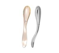 CALLARON 2 Pièces masseur oculaire masser pour crème pour outil de maquillage pour filles tige de massage du visage tige de massage de soins de la peau Alliage de zinc