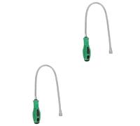 CALLARON 2 Pièces micro magnétique outil prendre poussière cueilleur gadget clé aimant de pêche balayeuse d'aimant d'ongle balayeuse magnétique soulève magnétique flexible acier inoxydable