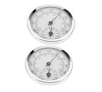 CALLARON 2 pièces Mini Hygromètre Analogique sans Pile pour Boîte à Cigares et Bocaux Moniteur Humidité Portable avec Lentille Plastique Protectrice Compact et Facile à Transporter