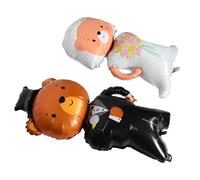 CALLARON 2 Pièces Ours Ballon Ballon Gonflable Décoration Ballons De Mariage Ensemble Dessin Animé Ours Ballons Forme Animale Marié Et Mariée Vanlentines Jour Ornements