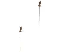 CALLARON 2 Pièces Outil D'amélioration Du Tirage De Cigares Kit D'outils De Tirage De Cigares Tisonnier à Cigares Dessiner Un Outil De Accessoires De Cigares Cuivre