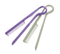 CALLARON 2 Pièces Peigne à cheveux raide peigne démêler bien style partie en forme de rose outil lisseur boucleur pinceau peignes de coupe de cheveux peigne à dents larges