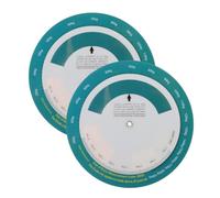 CALLARON 2 pièces Roue de Mesure Santé Bmi Murale Calculateur Poids Précis pour Suivi Diététique Installation Murale Facile pour Maison et Gym