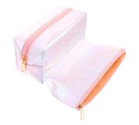 CALLARON 2 Pièces Sac de Toilettage Trousse à Portable pour Voyage et Rangement Cosmétiques