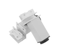 CALLARON 2 Pièces Serrage-clip en Alliage D'aluminium Blanc, Réglable en Hauteur 18mm, Résistant la Rouille la Corrosion, pour Panneau en Verre et Carrelage, pour Salle de Bain