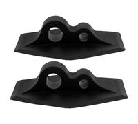 CALLARON 2 Pièces Support Moteur pour Kayak Gonflable PP Hexagonal Noir | Compatibilité Polyvalente, Conception Résistante aux Intempéries et Uv, Usage Extérieur, Sports Nautiques