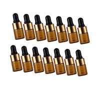 CALLARON 20 Pièces Bouteilles Verre Pipette Lot de Flacons Vides pour Échantillons de Parfum Huiles Essentielles et Aromathérapie Bouteilles Compactes et Étanches pour Voyages