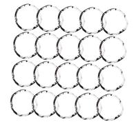 CALLARON 20 Pièces élastique pour cheveux élastiques à cheveux filles accessoires bouclé long bien de cheveux élastiques bandes de cheveux élastiques pour femmes nylon