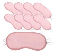 CALLARON 20 Pièces Masque pour les yeux pour les yeux gonflés stores pour satin black-out masque pour les yeux voyage masque pour les yeux dormir polyester rose
