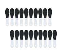 CALLARON 20 Pièces Outils de soins aux pieds dissolvant de peau dure pour les pieds kit de soins Black