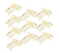 CALLARON 20 Pièces Peigne à Cheveux pour Mariage Doré de Accessoires Élégants pour Coiffure avec Dents pour Filles et Femmes Décoration de Voile et Chignon