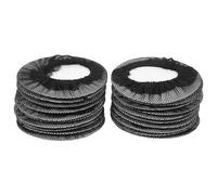 CALLARON 20 pièces Réseaux de Cheveux pour Chignons Invisibles Filets à Cheveux Sécurisés pour Danse et Perforamnces de Ballet Accessoires et Filles Noir