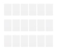 CALLARON 200 Cartes Postales Vierges Blanches 9x14 Cm Papier Cartonné pour Diy, Cartes Recto-verso Personnalisables, Fournitures Scolaires et Organisation Bureaux