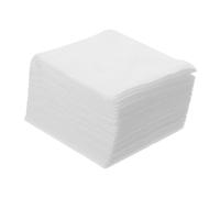CALLARON 200 Pièces Feuille De Non-tissé Démaquillant Peau Soin Du Visage De Maquillage Essuyer Démaquillants Carrés Carrés Lavable Tissu Non Tissé Blanche
