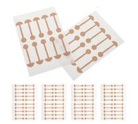 CALLARON 200 Pièces Wing Nose Slimming Strips Comfortable Dumbbell Shape Adhesive Nose Wing Shaper Patches For Nostril Reshaping Women Men