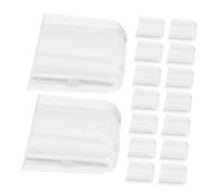 CALLARON 20pièces Capuchons De Protection Transparent pour Brossettes De Dent Électriques Et Manuelles Étui Pratique pour Voyage Et Maison Protection Anti-poussière