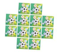 CALLARON 20pièces Lot De Serviettes De Table Papier Motif Football Adaptées Pour Anniversaires Et Événements