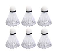 CALLARON 24 Pièces Volant de Badminton en Plastique Mousse Blanc