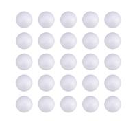 CALLARON 240 Boules Solides en Polystyrène Blanc Rondes pour Activités Créatives DIY, Faciles à Peindre Découper, pour Décorations D’Arbre de Noël