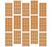 CALLARON 24feuilles Étiquettes Autocollantes Liège Imperméables pour Bouteilles et Bocaux Autocollants de Rangement Alimentaires Pratiques et Résistants à Huile