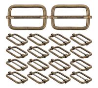 CALLARON 25 Pièces Accessoire Vintage en Alliage Or pour Paquet à Main et Sacoche, Boucle Coulissante Robuste et Réglable pour DIY et Usage Quotidien