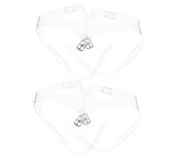 CALLARON 2paires Sangles De Chaussures Transparentes Et Invisibles Pour Talons Réglables Anti-desserrage Sangles De Lacets Pour Cheville Remplacement Pour Talons