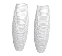 CALLARON 2pcs Abat-jour en Papier de Style Européen pour Lampadaire, Éclairage Doux et Polyvalent, Matériaux Papier et Métal, pour Chambre et Bureau