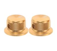 CALLARON 2pcs Boutons de Volume en Aluminium Pur, Contrôle Précis du Volume pour Amplificateurs et Équipements Audio, Finition Or Élégante pour Studios et Home Cinéma