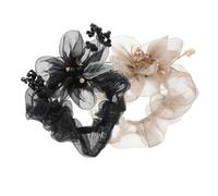 CALLARON 2pièces à Cheveux Femmes Accessoires Organza Pour Chignons Et Scrunchies Décoratifs Pour Et Événements Spéciaux