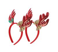 CALLARON 2pièces Bandeau de Noël de Renne Serre-tête de Noël Accessoire pour Cheveux de Lot de Coiffes pour Cheveux