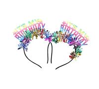 CALLARON 2Pièces Birthday Celebration Headband Set Birthday Party Hair Accessories For Fun And Creative Design For Special Occasions