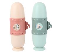CALLARON 2pièces Boîte De Rangement pour Brosse à Dents Portable Voyage Forme De sous-Marin avec Étui pour Dentifrice Et Peigne