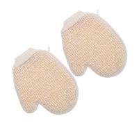 CALLARON 2pièces De Bain Exfoliants Réutilisables Sisal Beige De Douche à Pour Nettoyage Et Élimination Des Peaux Mortes Pour Adultes