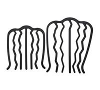 CALLARON 2pièces Lot De Peignes à Cheveux Latéraux Épingle à Cheveux Métal Pince à Pour Femme Et Fille Coiffe Facile à Clipser