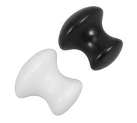 CALLARON 2pièces Outils De Massage Gua Set De Pierre Champignon Pour Massage Facial Et Corps Relaxation