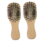 CALLARON 2pièces Peigne Bois Pour Chevelu Brosse De Massage Antistatique Lot Pour Démêler Les Cheveux