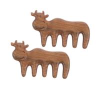 CALLARON 2pièces Peigne De Peigne De Massage Forme De Cartoon Outil De Soin Capillaire Portable Pour Et Femmes Pour Bureau