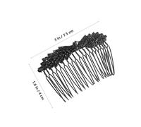 CALLARON 2pièces Peignes à Cheveux Métal Pour Femmes Pince à Cheveux De Mariée Pour Chignon De Mariage Avec Pour Coiffure Formelle