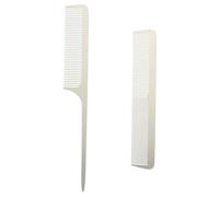 CALLARON 2pièces Peignes Coupe Cheveux Acier Inoxydable Set pour Coiffure Homme Femme Usage Professionnel Léger et Pratique