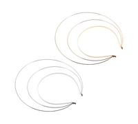 CALLARON 2pièces Serre-tête Triple Halo Fer Pour Cheveux Design Classique Personnalisable Pour Costumes Ange Et Halloween