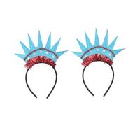 CALLARON 2pièces Statuette Liberty Hair Clip Festive Headband Creative Hair Accessory For Independence Party