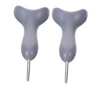 CALLARON 2pièces Stylos Braille Outil Écriture Pour Aveugles Kit Apprentissage Du Braille Accessoire Pour Écoles Et Formation Design Gris