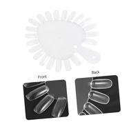 CALLARON 2sacs Vernis à Ongles Lot De Forme De Cœur Carte De De Couleur Distinction Pour Salon De Coiffure Diy Transparent