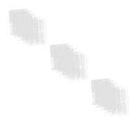 CALLARON 3 Ensembles Artefact Patch Auriculaire Pour Moulable Bande De Boucle D'oreille Autocollant De Patch D'oreille Autocollant De Boucle D'oreille Epva Transparent 30 Pièces * 3