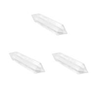 CALLARON 3 Pièces Baguette de Cristal Fluorite Naturelle Pierre de Unique pour Décoration Énergétique